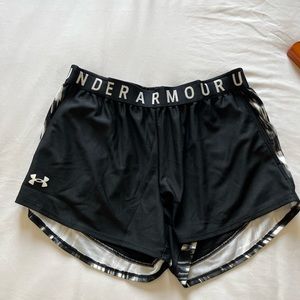 Under Armour shorts.